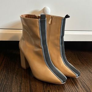 Faux Leather Boots